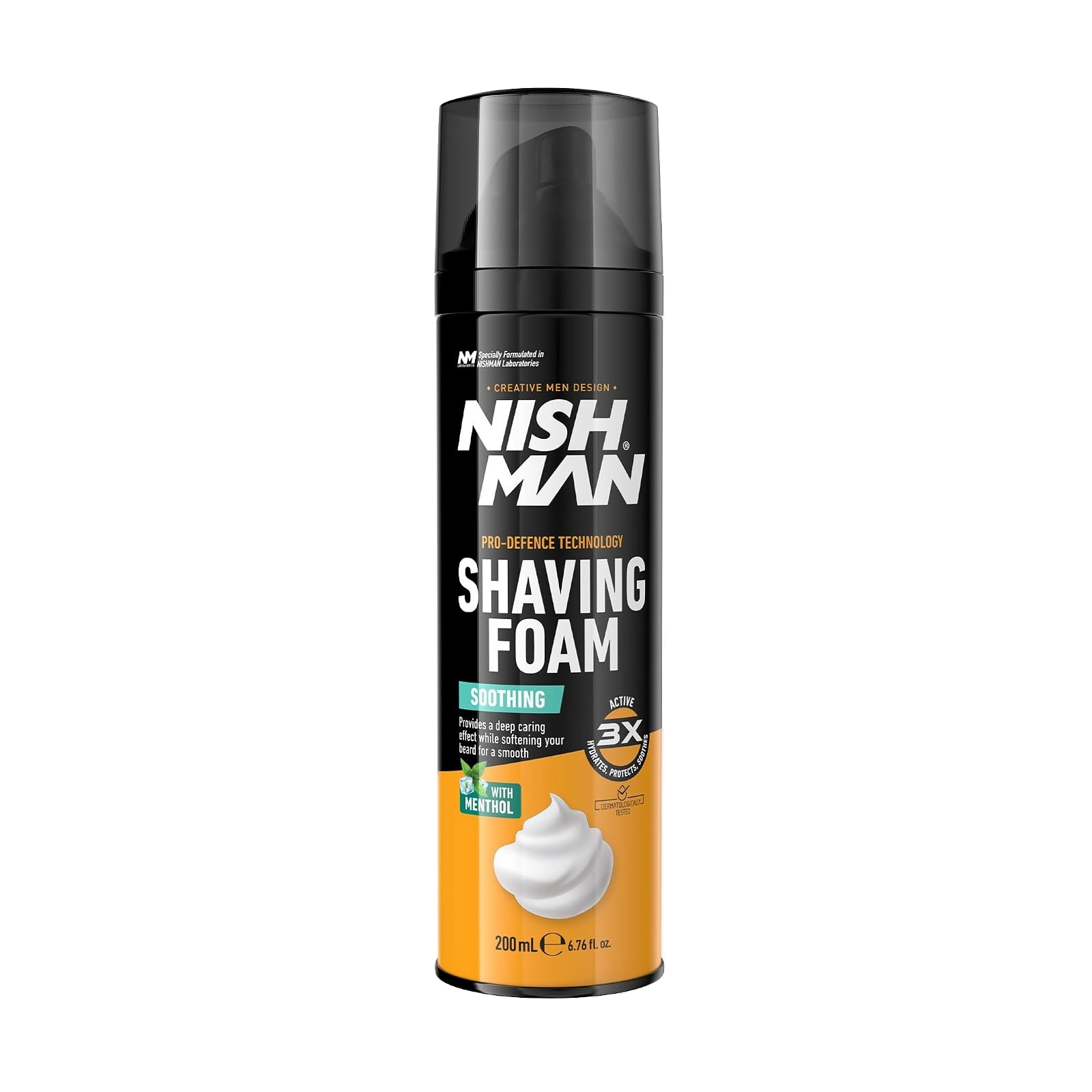 Spumă de ras Nishman Shaving Foam Menthol 200ml