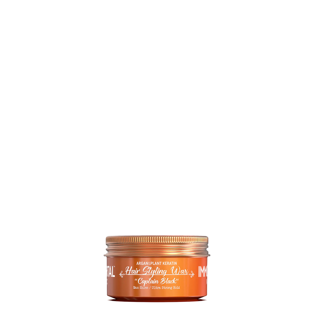 Ceară de styling Immortal NYC Captain Black Olimpstore, ambalaj portocaliu 150ml.