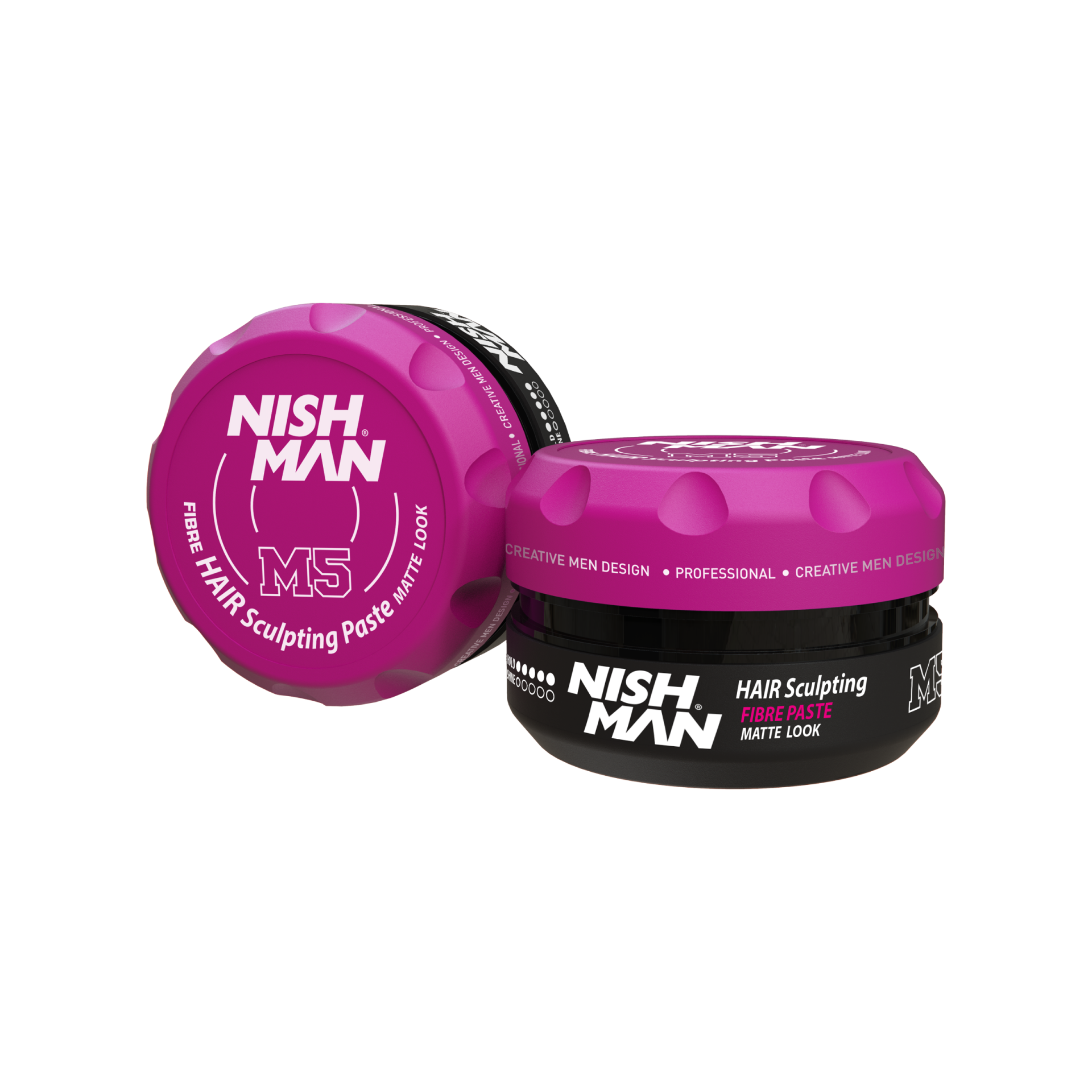 Ceară păr Nishman Fibre Paste M5, mov-negru, 100ml, Olimpstore.