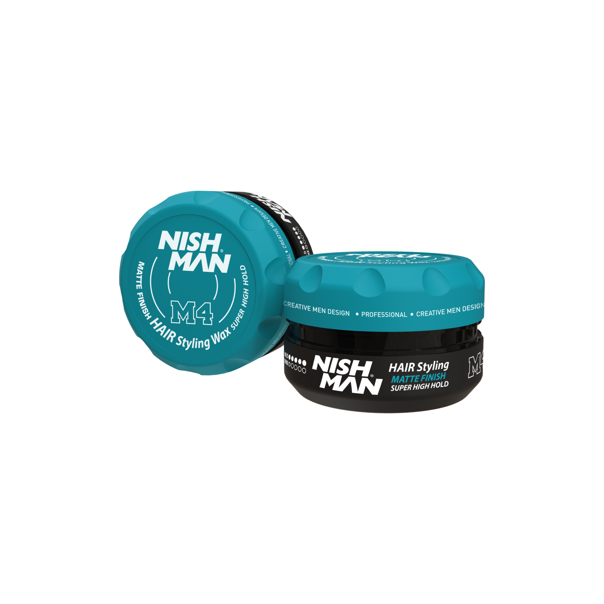 Olimpstore ceară mată păr Nishman M4, cutie turcoaz-neagră, 30ml.
