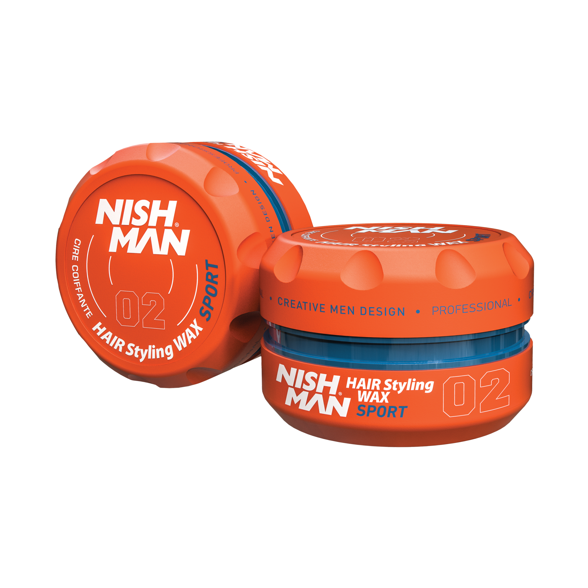 Ceară păr Nishman Aqua Wax 02, portocalie, 150ml, brand Olimpstore.