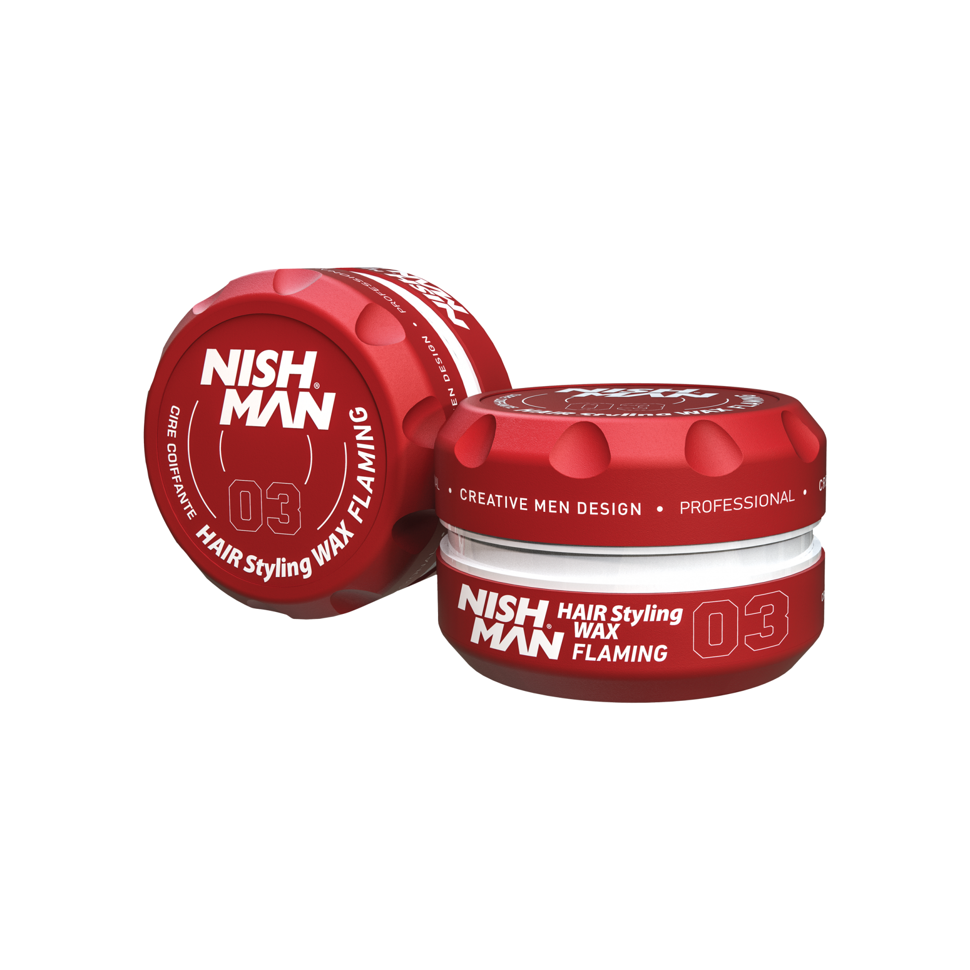 Ceară păr Nishman Hair Styling Aqua Wax 03, roșie, brand Olimpstore