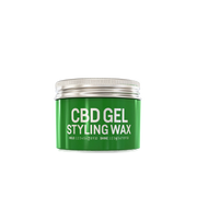 Ceară-gel styling Olimstore Immortal NYC CBD, recipient verde cu capac argintiu