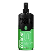 Colonie după ras Nishman Northern Lights 400ml, flacon verde-negru, marcă Olimpstore.