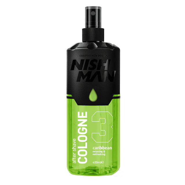 Colonie după ras Nishman Carribean 400ml verde, Olimpstore.