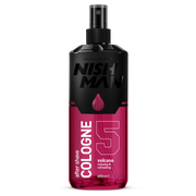 Colonie după ras Nishman After Shave 05 Volcano 400ml, sticla negru-roz, brand Olimpstore.