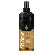 Colonie după ras Nishman 12 Spunk Olimpstore, 400ml, negru-portocaliu.