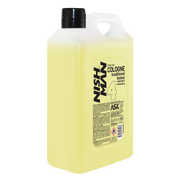 Colonie după ras Nishman Lemon 1000ml, brand Olimpstore, sticlă galbenă cu capac negru.
