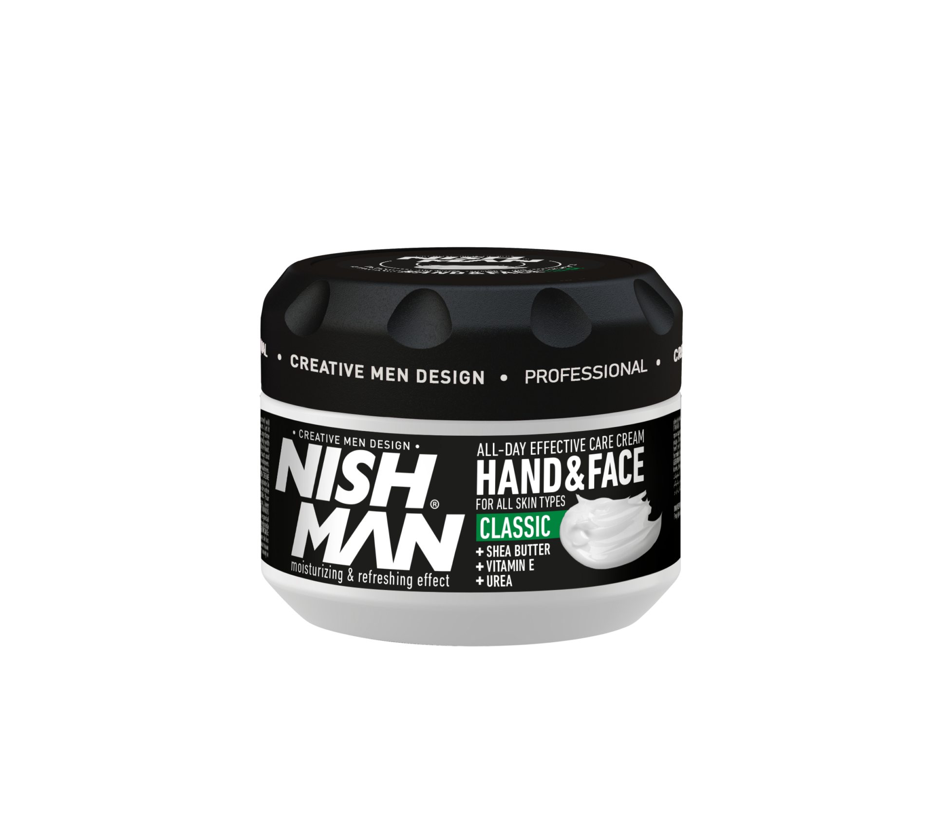 Cremă pentru față și mâini Olimpstore Nishman Classic 300ml, capac negru