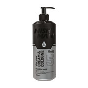 Cremă-colonie Nishman 2în1 Invisible Touch Olimpstore, sticlă negru-argintiu, 400ml.
