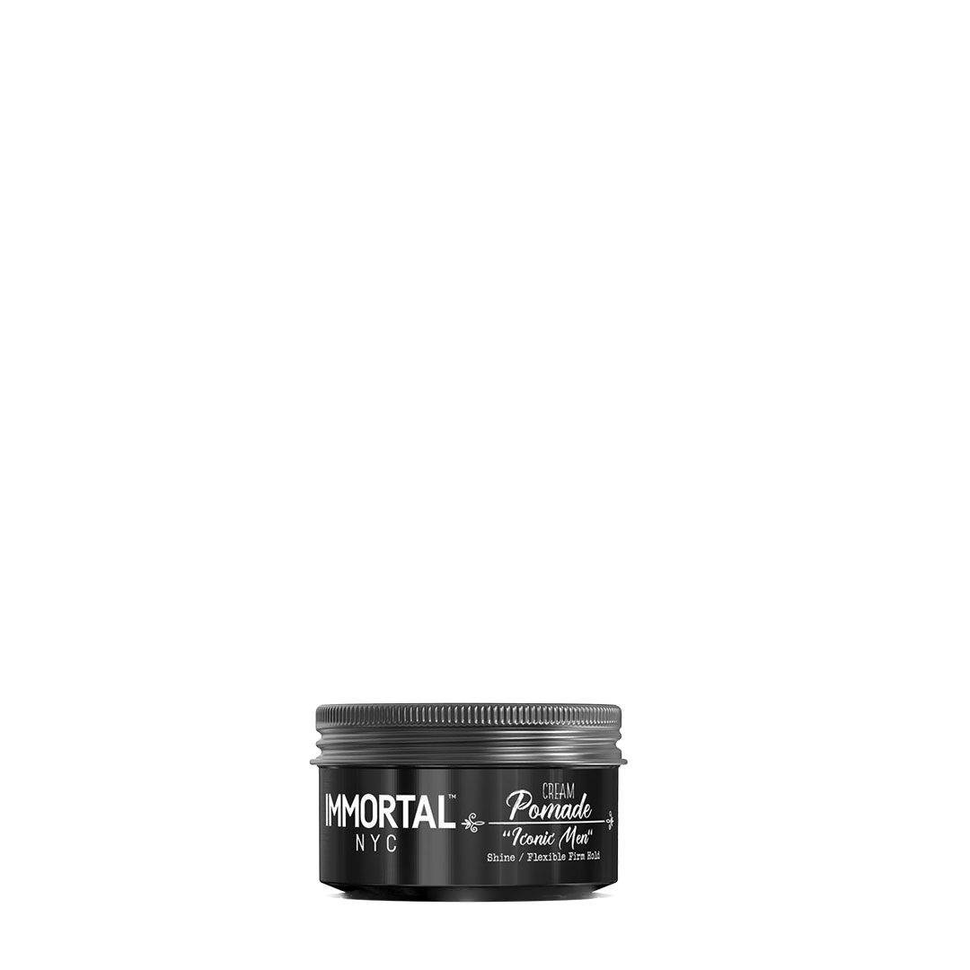 Cremă-pomadă păr Immortal NYC Iconic Men 150ml, cutie neagră, brand Olimpstore.