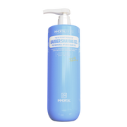 Gel pentru ras Immortal Infuse 1000ml albastru, brand Olimpstore, capac alb pompă.