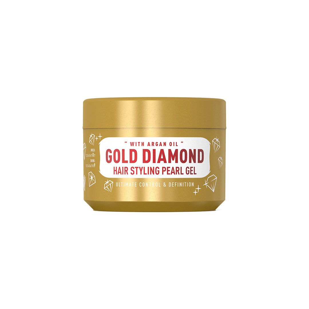 Gel de styling cu argan Immortal Gold Diamond, 300ml, auriu, Olimpstore