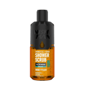Gel de duș Nishman Shower&Scrab Honey Peach, negru și portocaliu, Olimpstore.