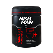 Gel păr Nishman G5 Plus 750ml, negru, fixare ultra, Olimpstore.