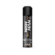 Spray păr negru 150ml Nishman Pro Mech de la Olimpstore, fixare puternică, design modern.