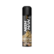 Lac de păr colorat Nishman Pro Mech Gold, 150ml, Olimpstore, sprijină coafura și strălucirea.