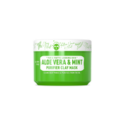 Mască argilă Olimpstore IMMORTAL INFUSE Aloe Vera & Mint ambalaj verde.