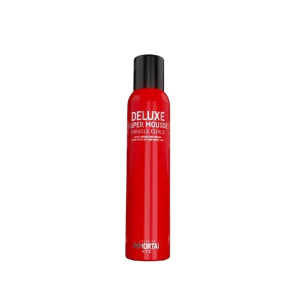 Mousse de styling păr creț Immortal Delux 300ml, roșu, Olimpstore