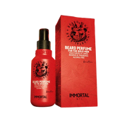 Parfum barbă Immortal 75ml roșu, Olimpstore, sticlă.