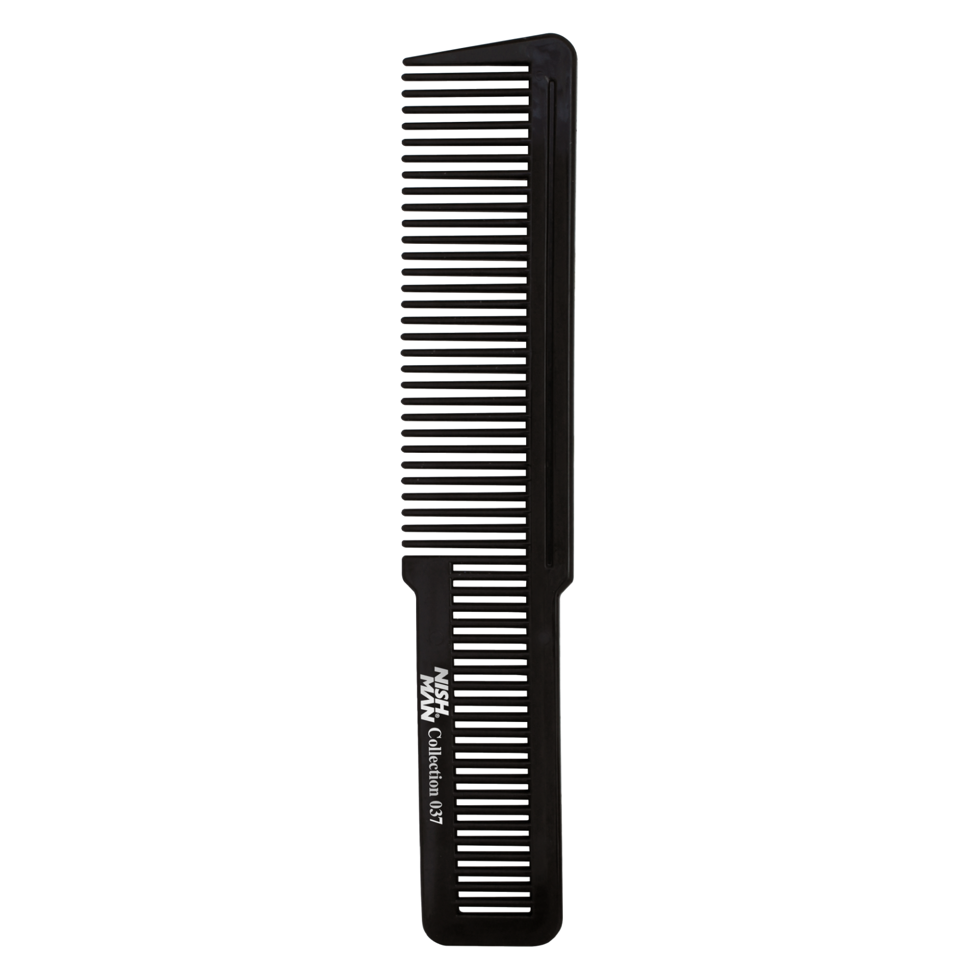 Pieptene negru texturare păr Nishman Hair Comb 037 by Olimpstore.