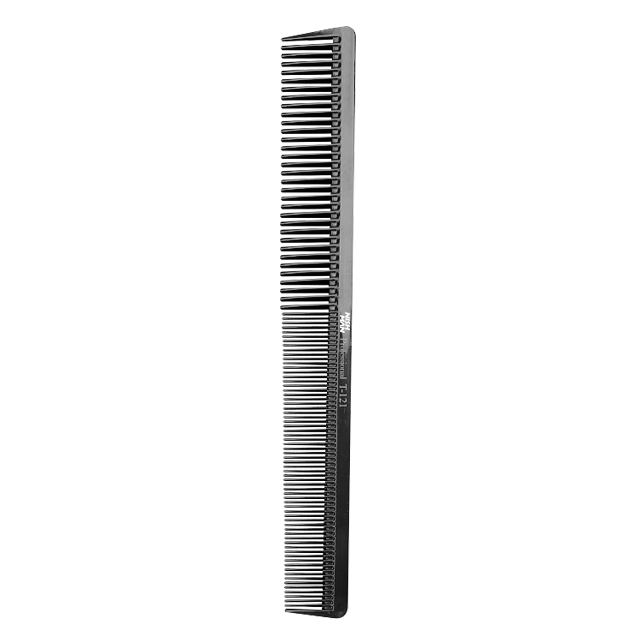 Pieptene texturare Olimpstore Nishman T121, plastic negru, durabil.