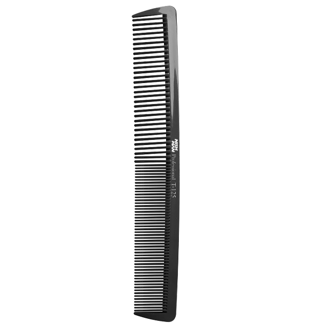 Pieptene negru plastic Nishman Hair Comb T125 de la Olimpstore pentru texturare păr.