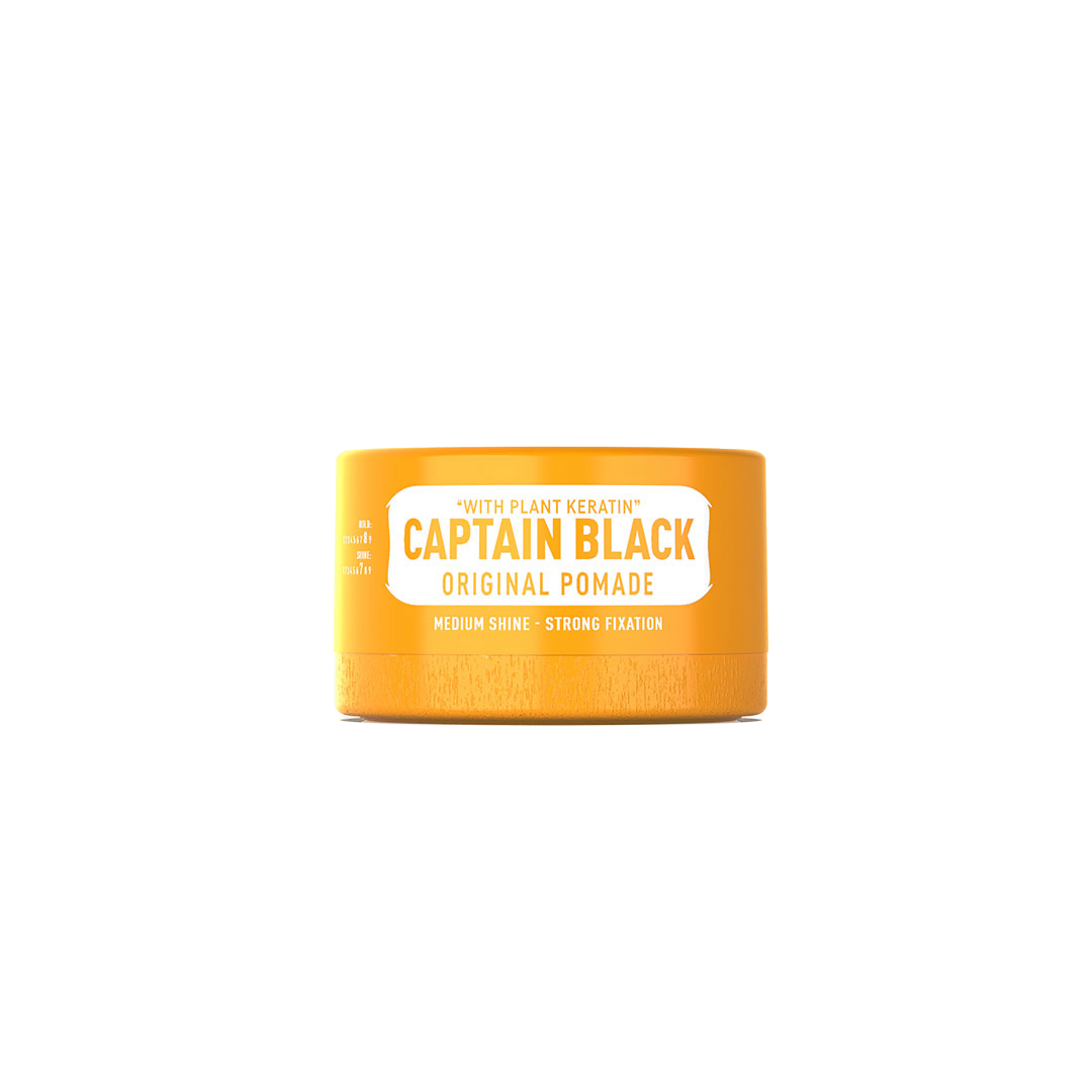 Pomadă păr Immortal Infuse Captain Black 150ml, borcan galben, Olimpstore.