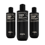 Șampon detoxifiant cu sare de mare Immortal Chaos Negru 400ml Olimpstore