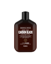 Șampon pentru părul gras Immortal Infuse Carbon Black 500ml Olimpstore, sticlă neagră.