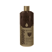 Șampon Nishman pentru barbă și mustață 200ml, maro și auriu, de la Olimpstore.