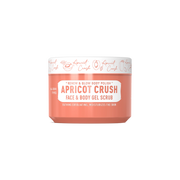 Scrub-gel față și corp Olimpstore, Immortal Infuse Apricot Crush, exfoliant, portocaliu.