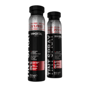 Spray negru pentru retuș păr Immortal, Olimpstore, 250ml, sticlă elegantă.