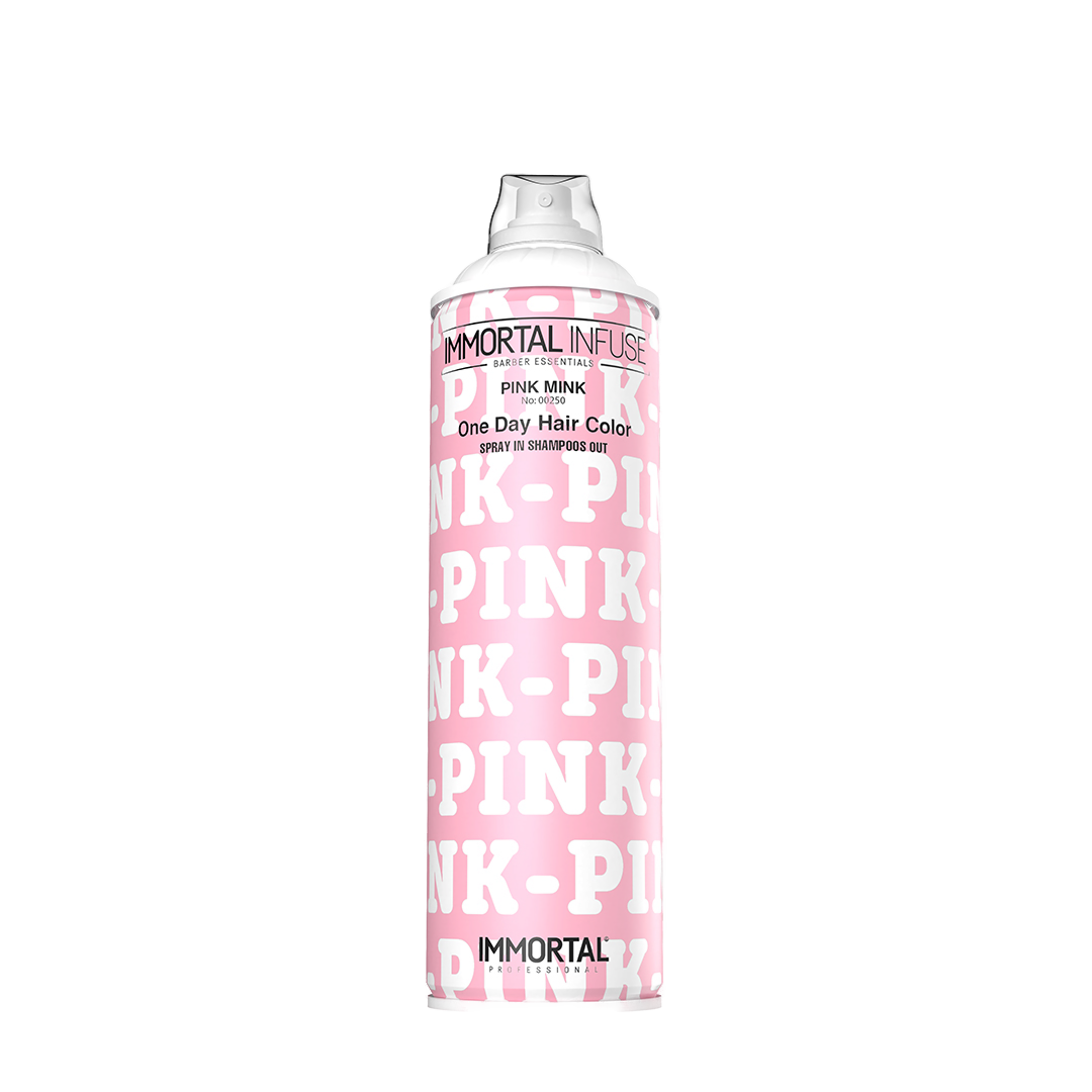 Spray păr roz Olimpstore Immortal One Day Hair Color 200ml vibrant.