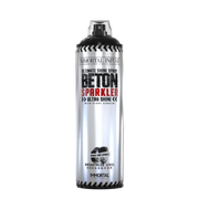Spray strălucire păr 500ml argintiu Olimpstore Immortal Beton Sparkler, capac negru.