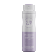 Spray deodorant femei Olimpstore NishLady Pessimistic 03, 200ml, alb și mov.