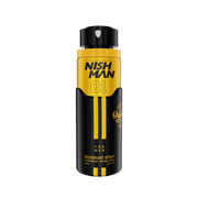 Spray deodorant Nishman 01 pentru bărbați 200ml, negru-galben, Olimpstore.