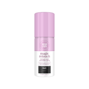 Spray-vopsea Olimpstore NishLady Magic Retouch Black 100ml, capac mov, etichetă albă.