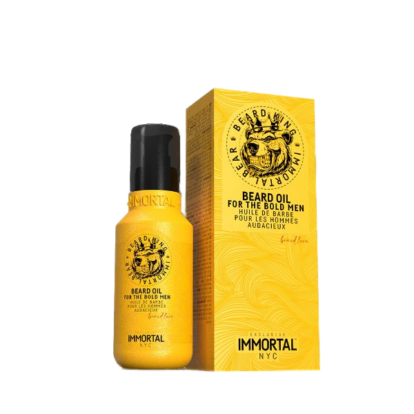 Ulei pentru barbă Immortal NYC 100ml, galben, Olimpstore.