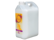 Balsam profesional pentru păr Totex Conditioner White 5000ml de la Olimpstore, bidon alb cu capac alb, lichid alb, etichetă portocaliu-mov.