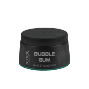 Ceară pentru păr Totex Hair Styling Wax Bubble Gum 150ml de la Olimpstore, borcan negru cu capac negru, bandă verde jos.