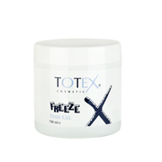 Gel de păr Totex Hair Gel Freeze 700ml de la Olimpstore, borcan alb cu capac alb, siglă X albastru-închis.