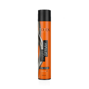 Lac de păr Totex Hair Spray 5 Ultra Strong 400ml de la Olimpstore, doză portocalie cu capac negru.