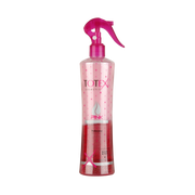 Spray-conditioner pentru păr în 2 faze Totex Hair Conditioner Spray Pink 400ml de la Olimpstore, flacon roz-transparent, capac roz.