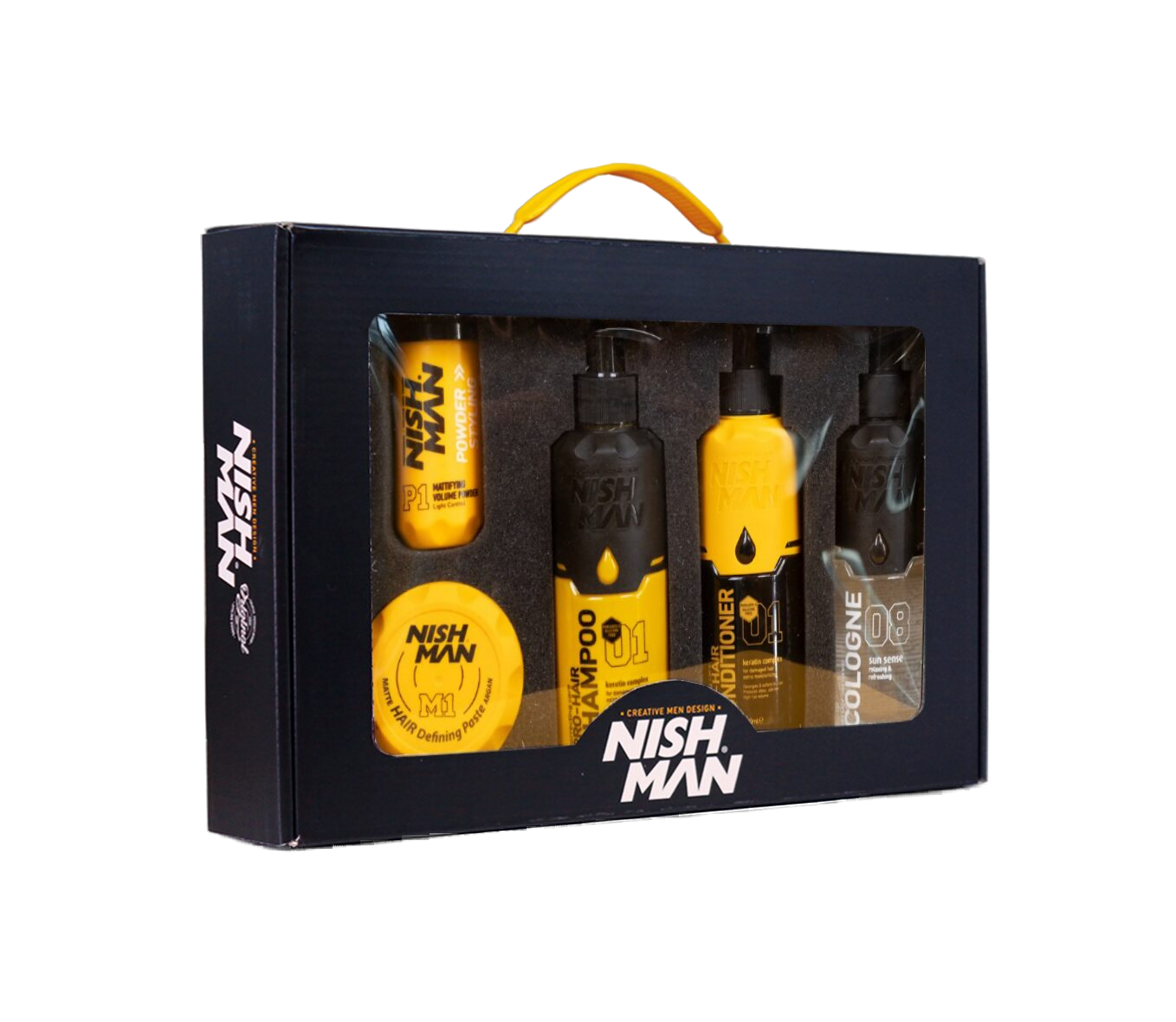 set-cadou-nishman-gift-box-yellow-set-5-unitati