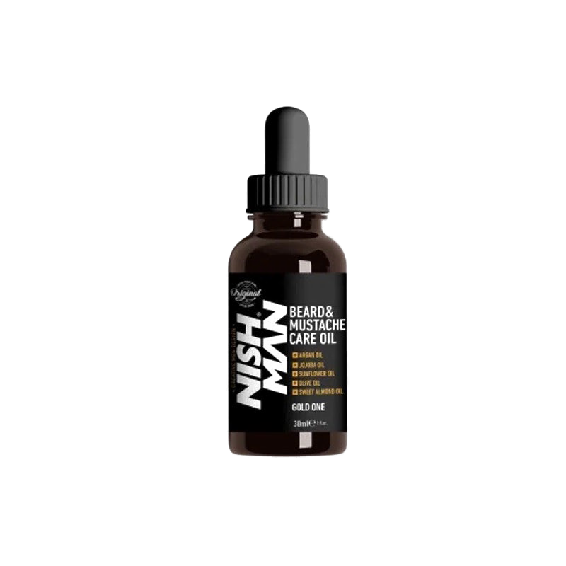 ulei-pentru-barba-nishman-beard-mustache-care-oil-gold-one-30ml